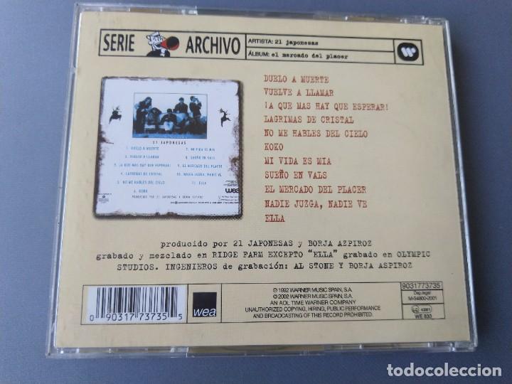 CDs de m&uacute;sica: 21 japonesas, El mercado del placer, CD - Foto 2