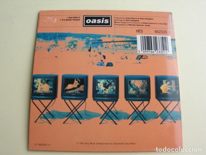 CDs de m&uacute;sica: ROLL WITH IT + 1 OASIS CD SINGLE - Foto 2