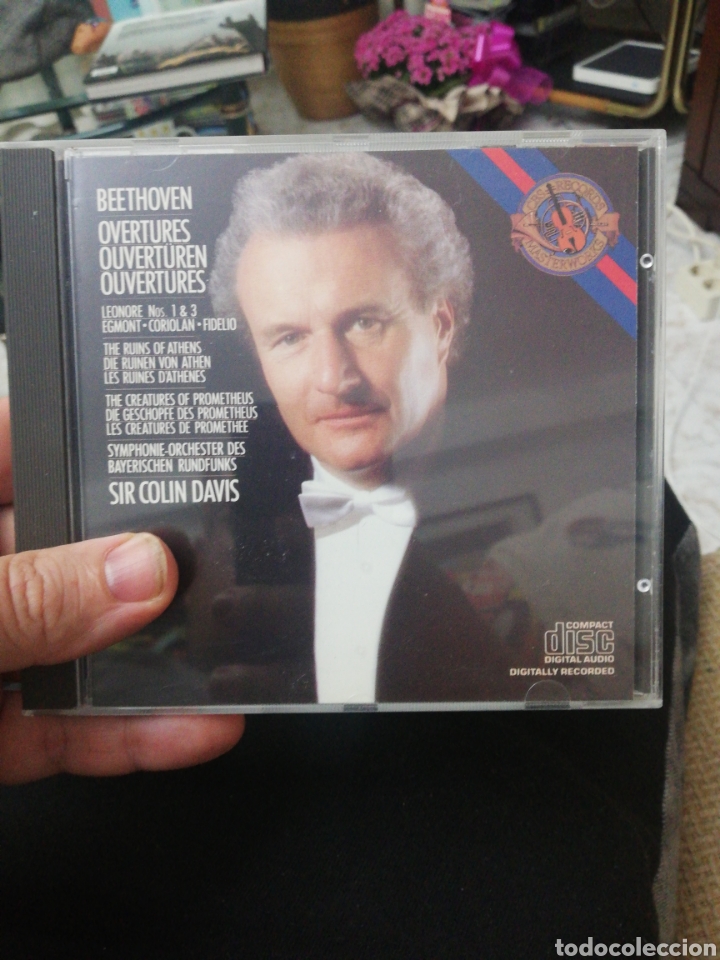 CDs de m&uacute;sica: BEETHOVEN / OVERTURES / CD / SIR COLIN DAVIS - Foto 1