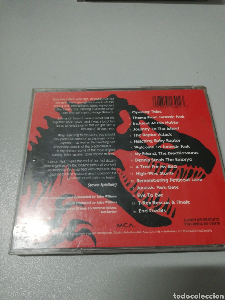 CDs de m&uacute;sica: Jurassic Park - Foto 2