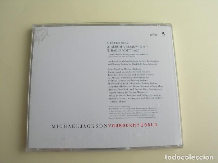 CDs de m&uacute;sica: YOUR ROCK MY WORLD + 2 MICHAEL JACKSON CD SINGLE - Foto 2
