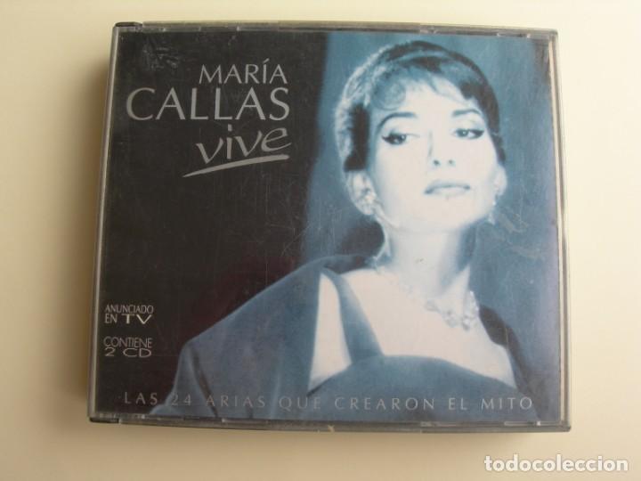 CDs de m&uacute;sica: VIVE MARIA CALLAS 2 CDS - Foto 1
