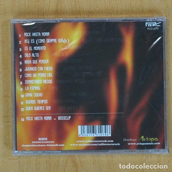 CDs de m&uacute;sica: CALIBRE ZERO - JUGANDO CON FUEGO - CD - Foto 2