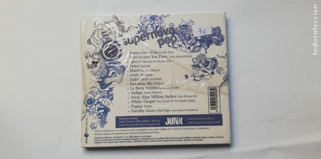 CDs de m&uacute;sica: Supernova Pop - Volumen 1 (CD, Compilation) *Precintado* - Foto 2