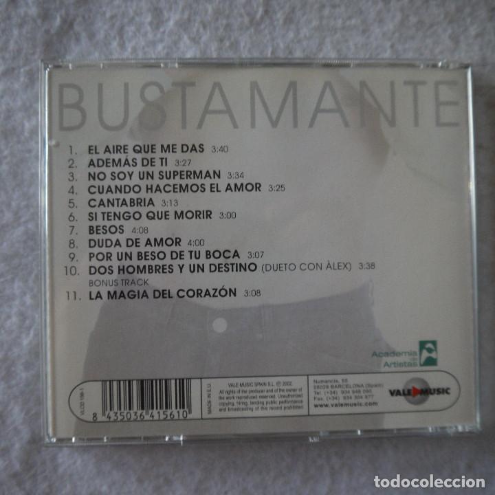 CDs de m&uacute;sica: DAVID BUSTAMANTE - BUSTAMANTE - CD 2002 - Foto 2