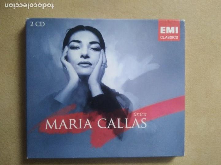 CDs de m&uacute;sica: Cd Maria Callas, unica, 2 cd de emi classics - Foto 1