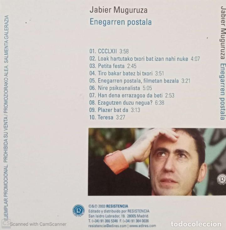 CDs de m&uacute;sica: Jabier Muguruza Enegarren postala - Foto 2