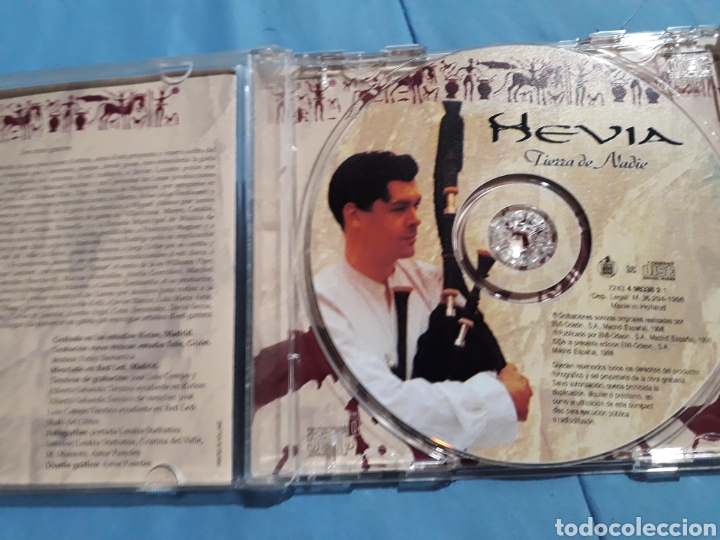 CDs de m&uacute;sica: Cd Hevia Tierra de Nadie - Foto 2