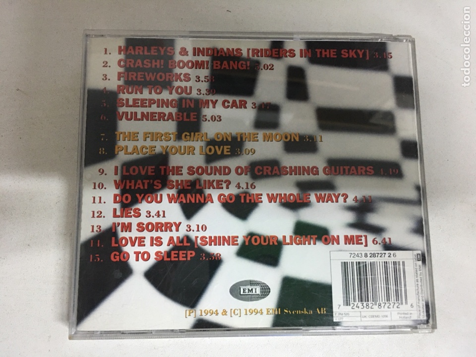 CDs de m&uacute;sica: ROXETTE CRASH BOOM BANG - Foto 3