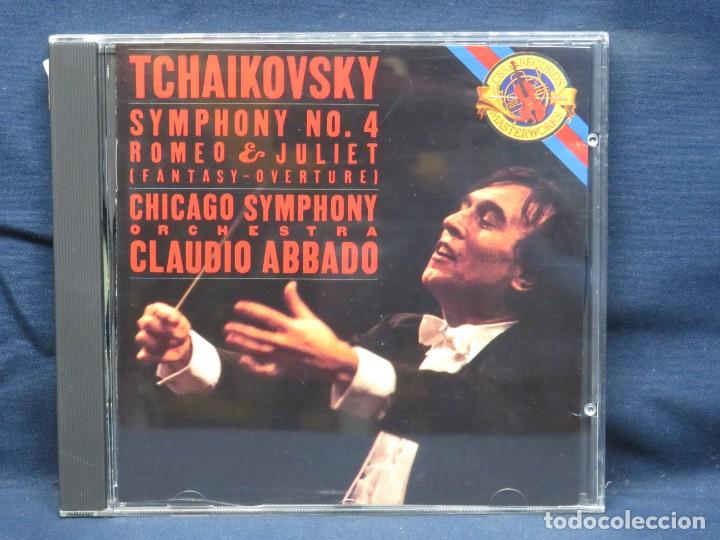 CDs de m&uacute;sica: TCHAIKOVSKY - SYMPHONY N&ordm; 4 - CHICAGO SYM. ORCH. ABBADO - CD - Foto 1