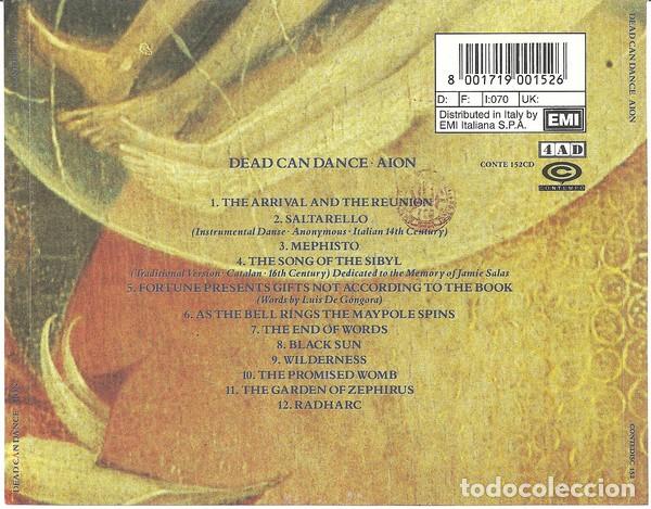 CDs de m&uacute;sica: Dead can dance - Aion - Foto 2