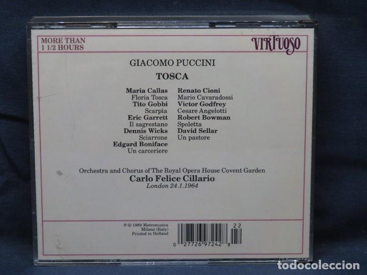 CDs de m&uacute;sica: GIACOMO PUCCINI - TOSCA - 2 CD - Foto 2