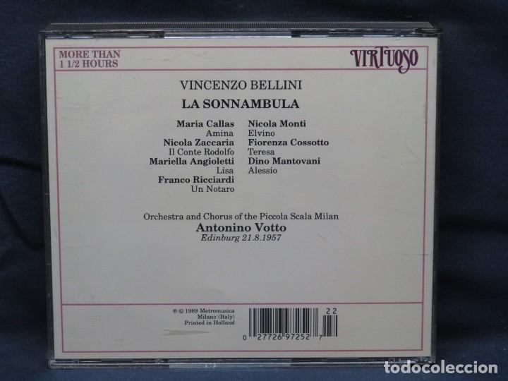CDs de m&uacute;sica: VINCENZO BELLINI - LA SONNAMBULA - 2 CD - Foto 2