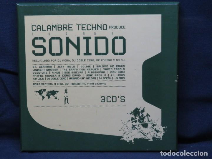 CDs de m&uacute;sica: Various - Calambre Techno Produce Sonido - 3 CD - Foto 1