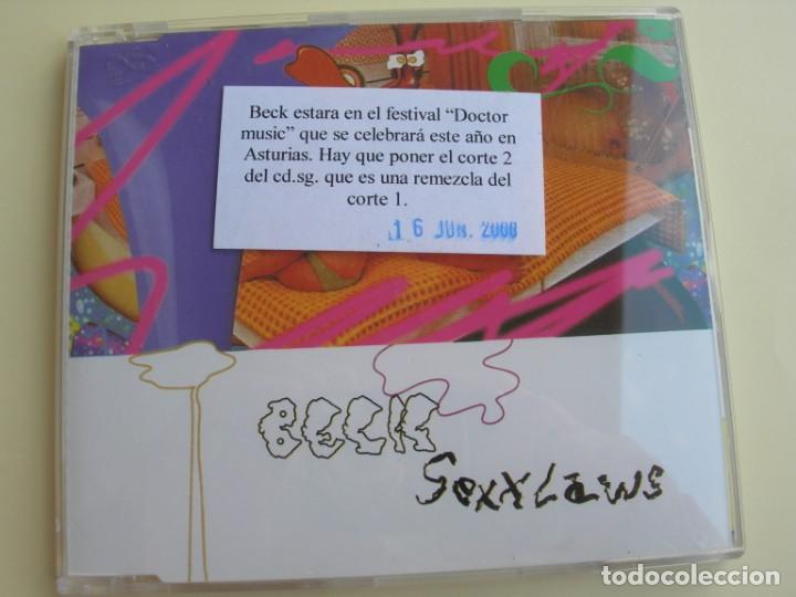 CDs de m&uacute;sica: BECK SEXX LAWS CD SINGLE - Foto 1
