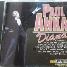 CDs de Música: PAUL ANKA / DIANA / CD ORIGINAL / LASERLIGHT 1990. Lote 207680751