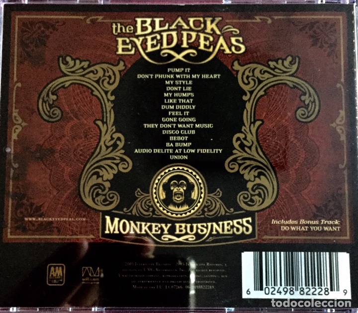 the black eyed peas. monkey business. cd - Comprar CDs de Música Pop en todocoleccion - 207682022