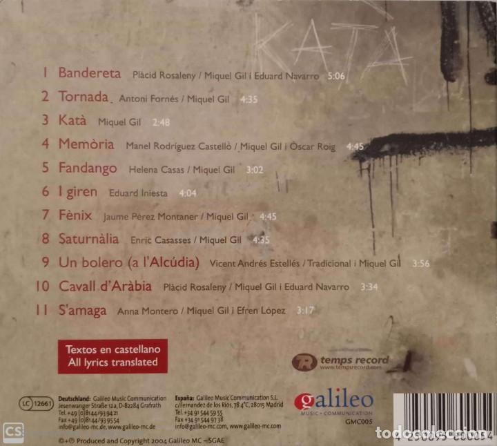 CDs de m&uacute;sica: Miquel Gil Kat&agrave; - Foto 2