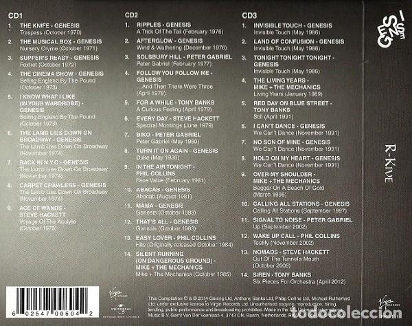 CDs de m&uacute;sica: Genesis - R-kive (3CD) (precintado) - Foto 2
