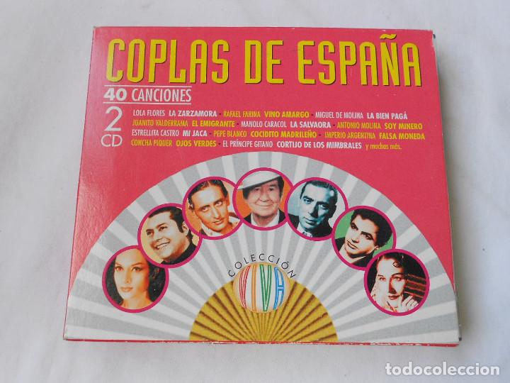 CDs de m&uacute;sica: COPLAS DE ESPA&Ntilde;A - 40 CANCIONES - 2 CD - Foto 1