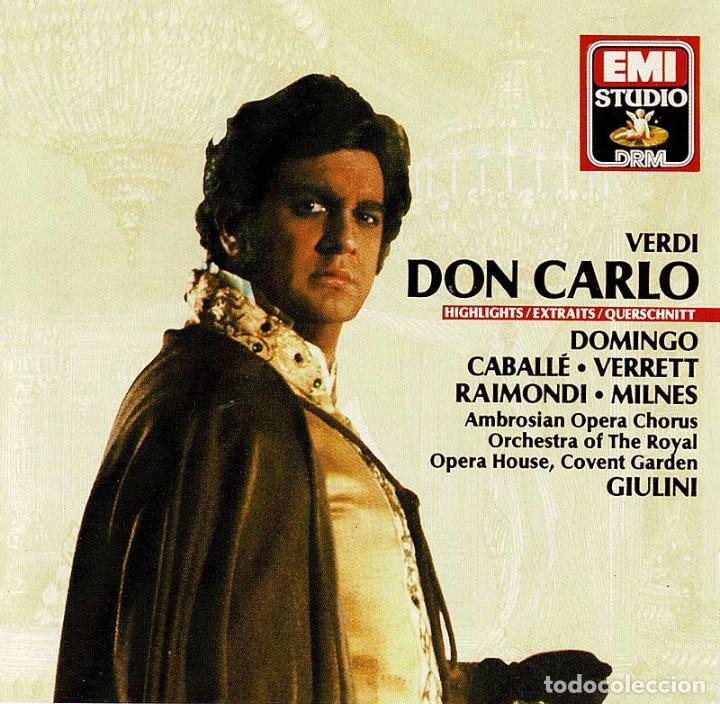 CDs de m&uacute;sica: Verdi - Don Carlo. CD - Foto 1
