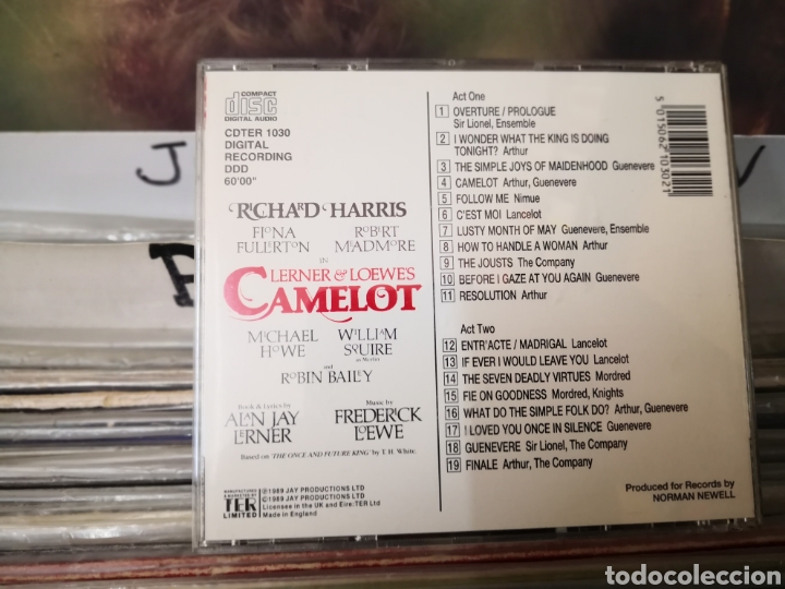 CDs de m&uacute;sica: CD camelot, Richard harris - Foto 2