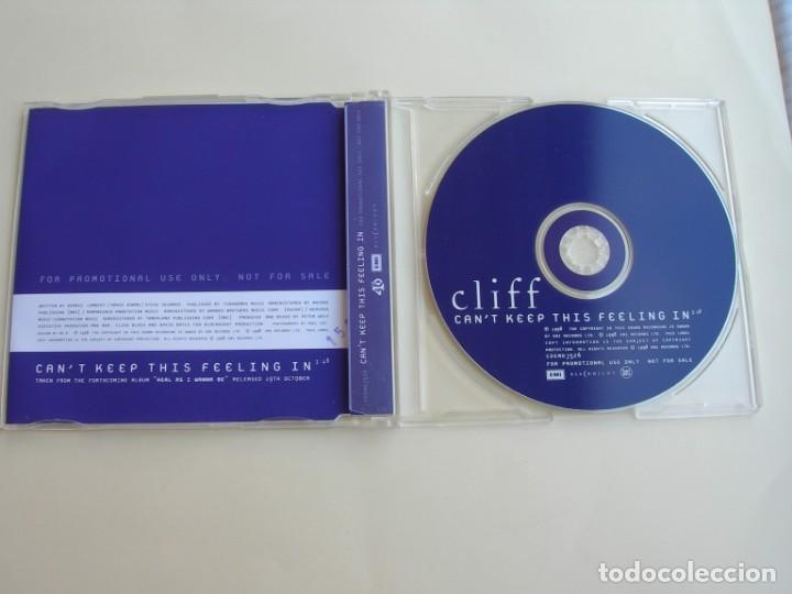 CDs de m&uacute;sica: CLIFF RICHARD CAN&acute;T KEEP THIS FEELING IN CD SINGLE - Foto 2