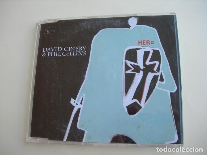 CDs de m&uacute;sica: DAVIS CROSBY & PHIL COLLINS HERO + 2 CD SINGLE - Foto 1