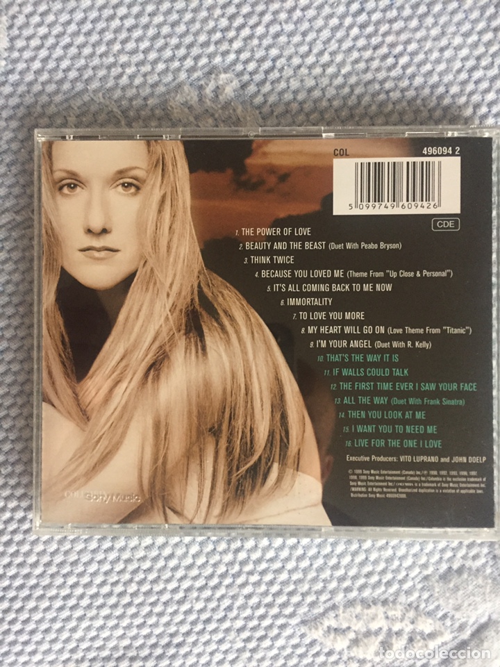 CDs de m&uacute;sica: Cd Celine Dion - All the way - Foto 2
