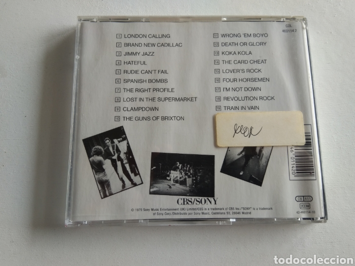 CDs de m&uacute;sica: CD THE CLASH/LONDON CALLING - Foto 3
