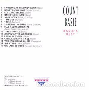 CDs de m&uacute;sica: Count Basie - Basies Best (CD, Comp) Label:Classic Jazz (3) Cat#: CDCD 1024 - Foto 2