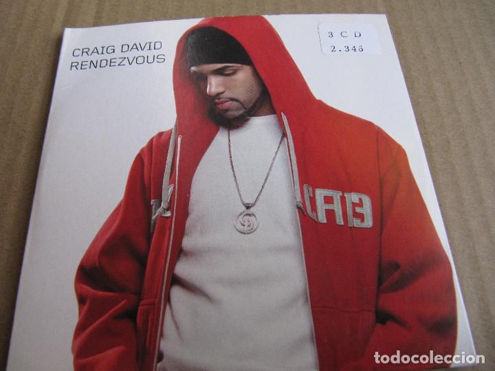 CDs de m&uacute;sica: PROMO CD SINGLE CADENA 100 - CRAIG DAVID - RENDEZVOUS - Foto 1