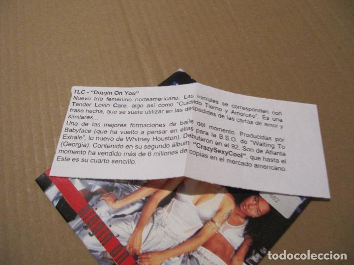 CDs de m&uacute;sica: CD SINGLE-TLC-DIGGIN ON YOU - Foto 2