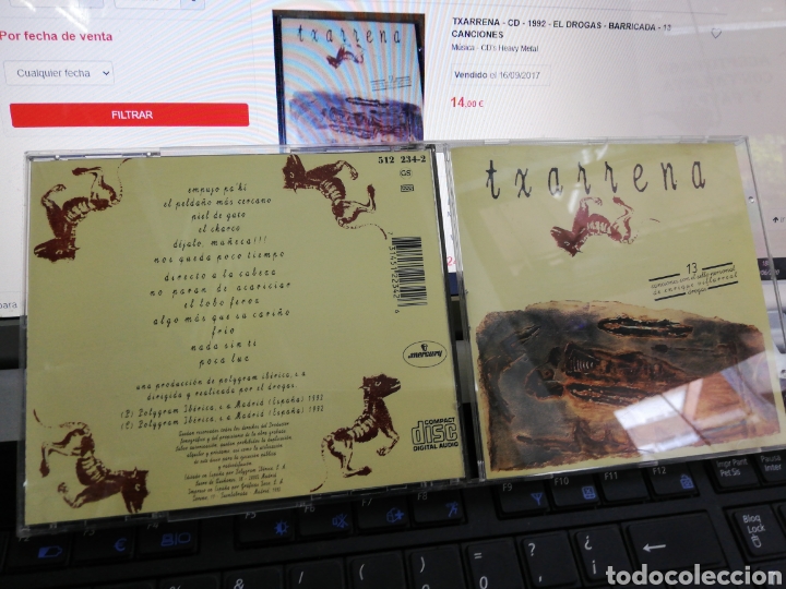 CDs de m&uacute;sica: Txarrena CD 13 canciones 1992 - Foto 1