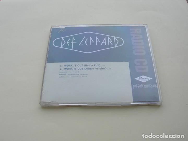 CDs de m&uacute;sica: DEF LEPPARD WORK IT OUY 2 VERSIONES CD SINGLE - Foto 1