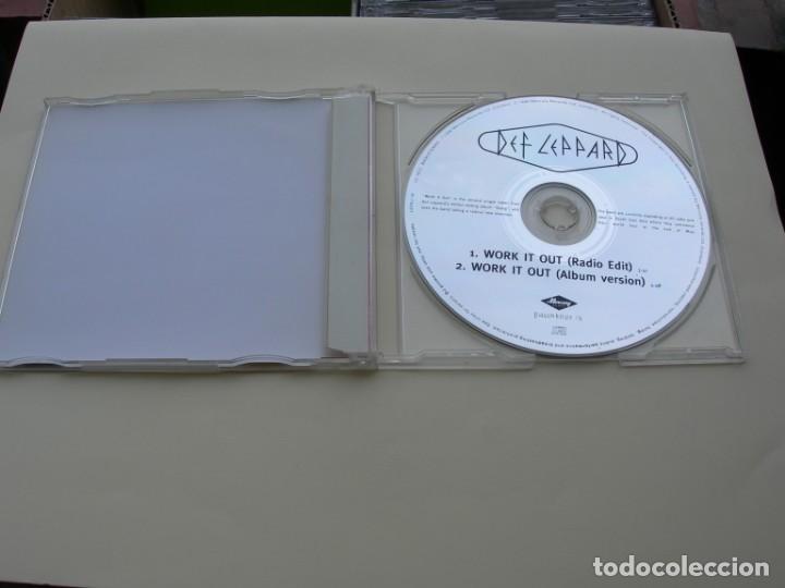 CDs de m&uacute;sica: DEF LEPPARD WORK IT OUY 2 VERSIONES CD SINGLE - Foto 2
