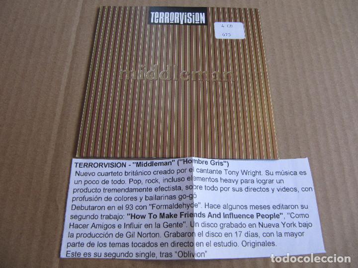 CDs de m&uacute;sica: CD SINGLE CADENA 100 - TERRORVISION - MIDDLEMAN / THE PASSENGER