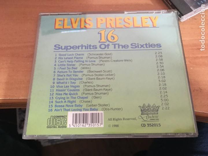 CDs de m&uacute;sica: ELVIS PRESLEY LOTE 5 CD (CDIB9) - Foto 8