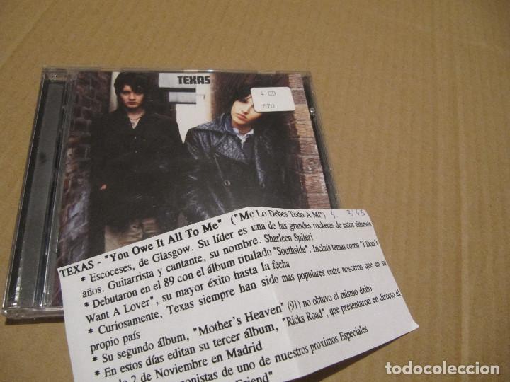 CDs de m&uacute;sica: TEXAS - RICKS ROAD - CD CADENA 100 - Foto 1