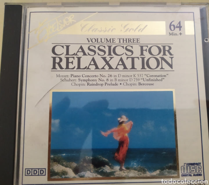 CDs de m&uacute;sica: Classics for Relaxation / Volumen three / cd original - Foto 1