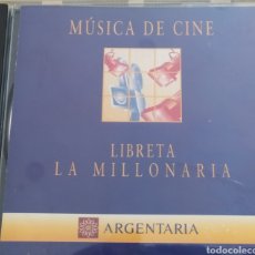 CDs de Música: MÚSICA DE CINE / LIBRETA LA MILLONARIA DE ARGENTARIA / MISERY, MEMORIAS DE ÁFRICA, .... Lote 208440027