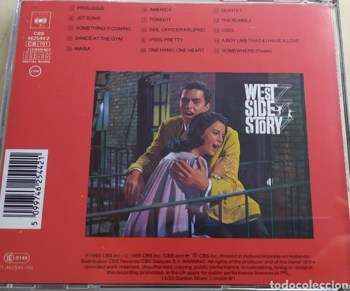 CDs de m&uacute;sica: West Side Story / cd original / BSO original - Foto 2