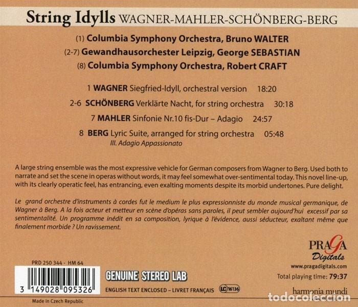 CDs de m&uacute;sica: VARIOS COMPOSITORES - STRING IDYLLS (CD) VARIOS - Foto 2