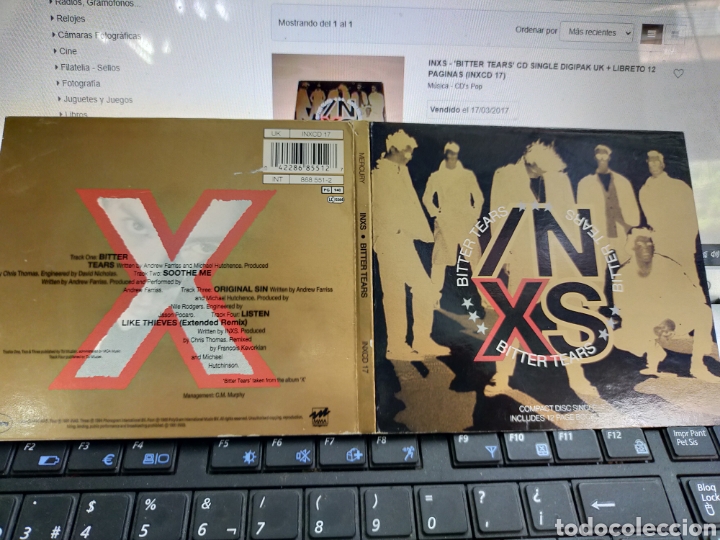 CDs de m&uacute;sica: Inxs CD Digipack con libreto bitter tears + 3 1991 - Foto 1