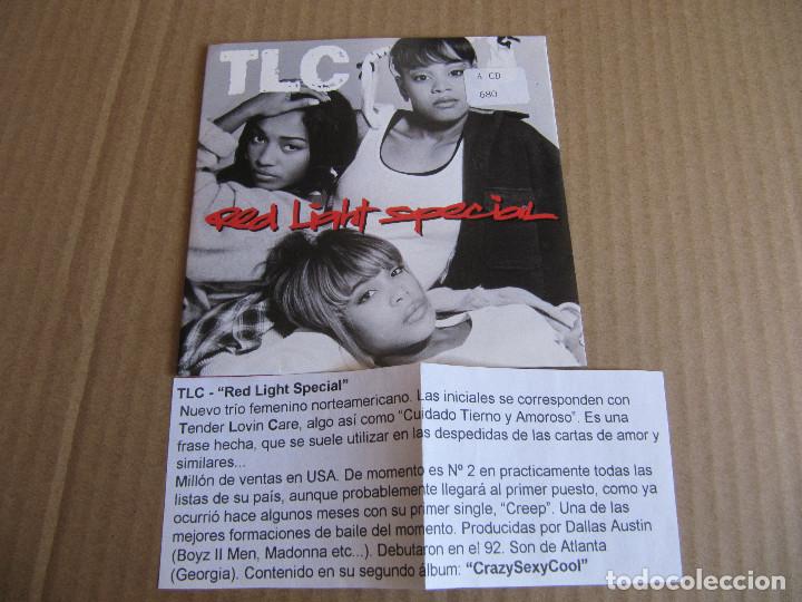 CDs de m&uacute;sica: TLC &lrm;&ndash; Red Light Special 2 TEMAS CADENA 100 - Foto 1