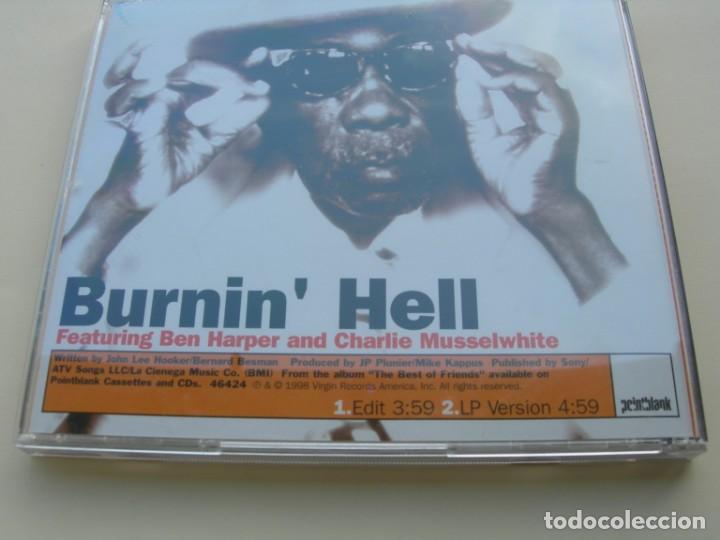 CDs de m&uacute;sica: JOHN LEE HOOKER BURNIN&acute; HELL 2 VERSIONES CD SINGLE - Foto 2