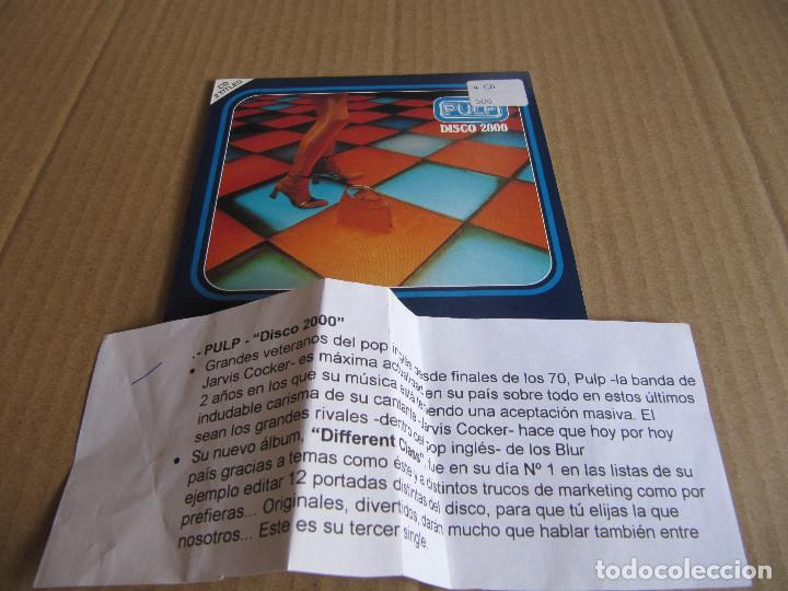 CDs de m&uacute;sica: CD SINGLE - PULP - DISCO 2000-CADENA 100 - Foto 1