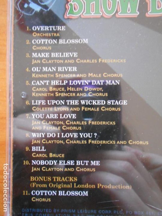 CDs de m&uacute;sica: CD SHOW BOAT - BROADWAY MUSICALS (M3) - Foto 2