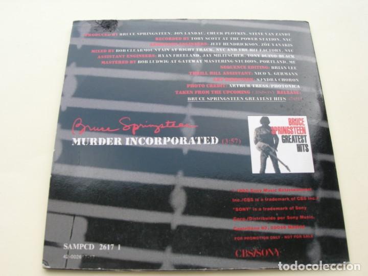 CDs de m&uacute;sica: BRUCE SPTINGSTEEN MURDER INCORPORATED CD SINGLE - Foto 2