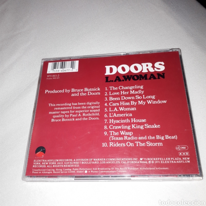 CDs de m&uacute;sica: Cd - The Doors &rdquo;L.A. Woman&rdquo; - Foto 2